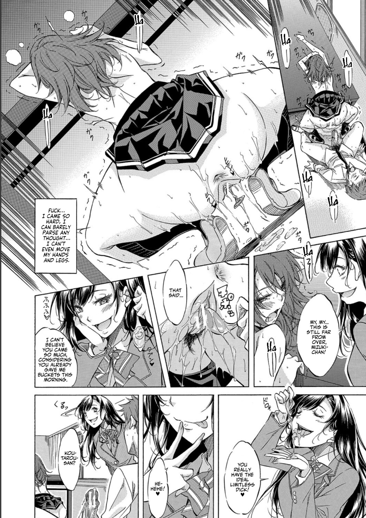 Hentai Manga Comic-I Somehow Got a Whole Bunch of High Schoolers Pregnant Legally?-Read-54